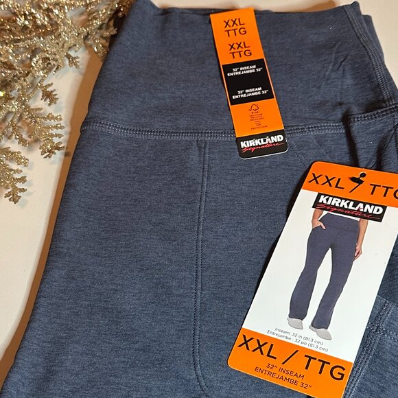 KIrkland Women's Brushed Flare Pants Size xxl NWT - Picture 1 of 4